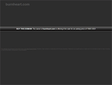 Tablet Screenshot of burnheart.com